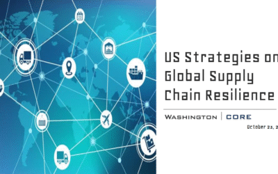 Presenting U.S. Supply Chain Resilience at Georgetown University